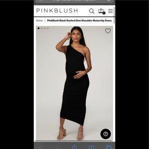 Maternity ruched sides dress. Brand new from Pink Blush